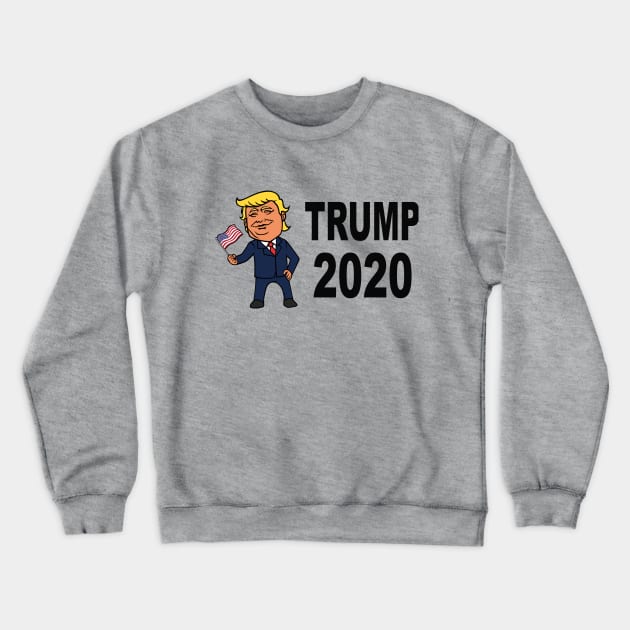 Trump 2020 Crewneck Sweatshirt by patrioticdude